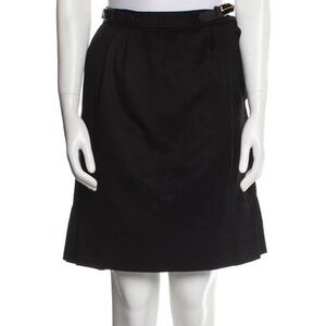 Gucci Cashmere Knee Length Skirt